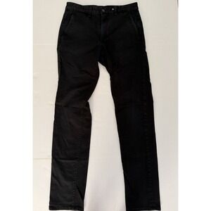 Rag & Bone Pants Mens 32 X31 Black Standard Issue Slim Fit Chino Casual Stretch